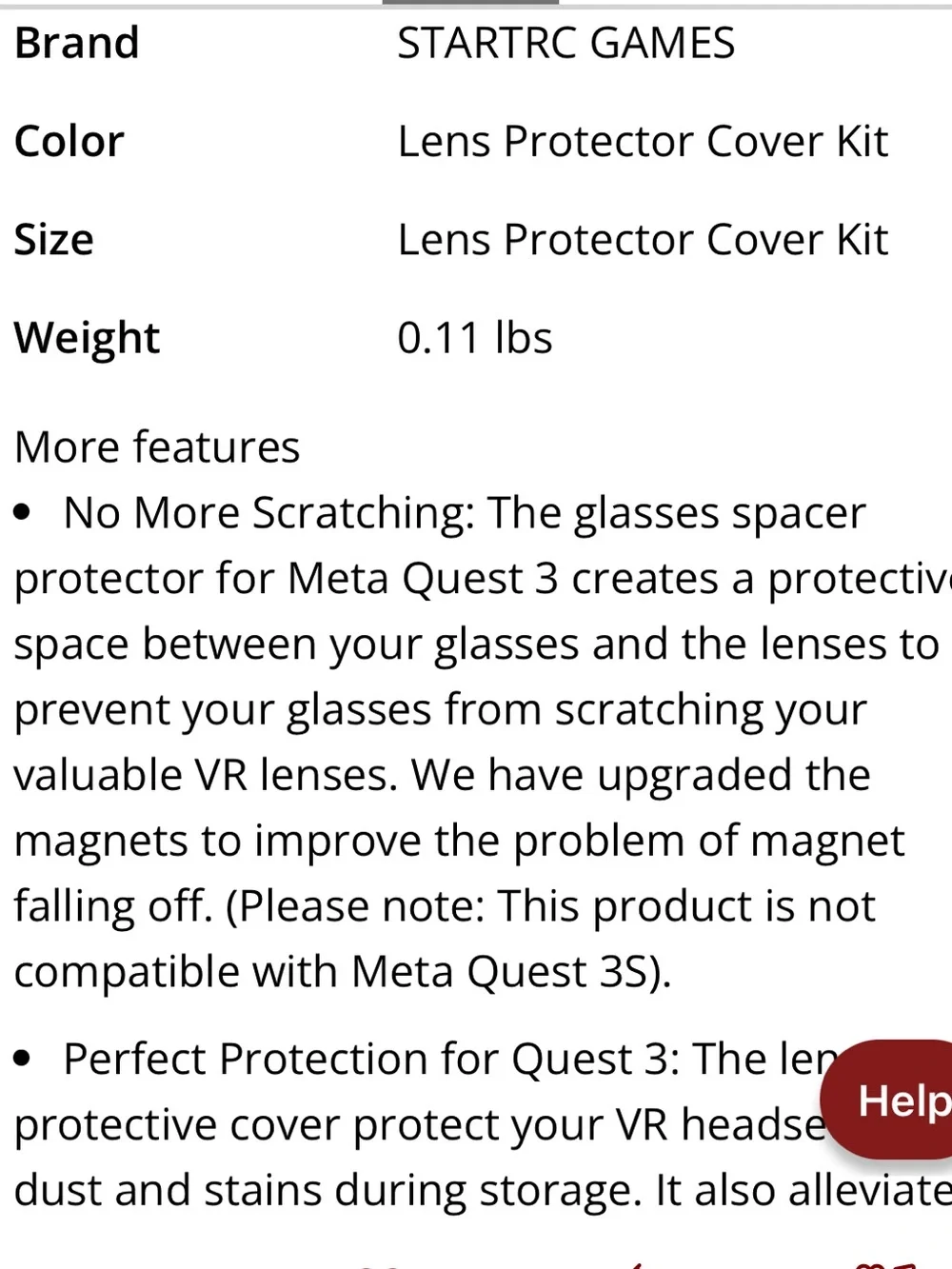 Meta Quest 3 & Oculus Quest 3 Lens Protector Cover Kit-Blue Light Blocking